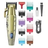 DAXXIN Hair Clippers, Professional Trimmer Metal Hair Clippers Rechargeable 8000Rpm Men Haircut Machine