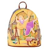 Loungefly Disney: Tangled - Repunzel Painting - Mini Backpack with Enamel Pin - Glow-in-the-Dark - Collectible Bags