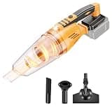 YEARTOP Cordless Vacuum Cleaner Compatible with DeWalt 20V Battery (Tool Only), Handheld Vacuum for Car, Home, Pet Hair, Carpet, Hard Floor, Lightweight Portable Cleaner