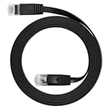 TOVINANNA Cat6 Ethernet Cable 15 Meter Flat Network Wire with Rj45 Connector for Router and Computer, Copper Core PVC Material, Sturdy Design for Streaming and Study