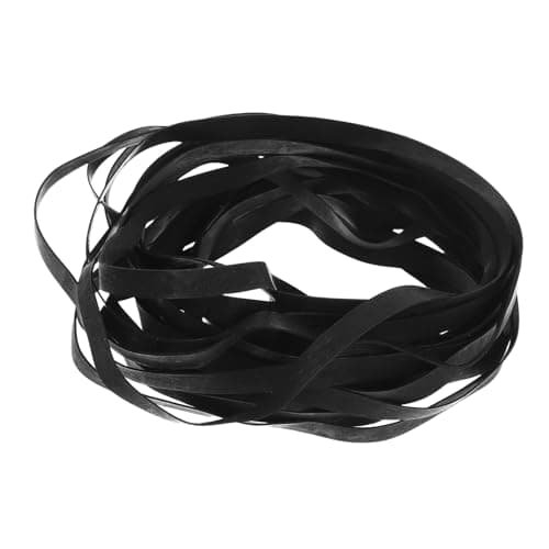 FUOYLOO 15pcs Drive Belts for Turntable: Rubber Cassette Player Belt Replacement Compatible with Recorder, Turntable, and CD Vinyl Player - 4.33-5.7in Audio Repair Replacement Part
