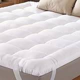 Ultra Soft Twin Mattress Topper - Cloud-Like Mattress Pad for Full Back Support - Breathable Cooling Material for Hot Sleepers, White