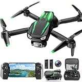 Drone with 1080P Camera, Foldable Remote Control Quadcopter for Adults Beginners, Mini Drone with Stable Hover, Waypoint Fly, 3D Flips, One Key Start, 2 Batteries, Easy to Fly Indoors & Outdoors