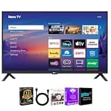 Roku 32 Inch Class Select Series 1080p FHD LED Smart TV Smart Television WiFi Voice Remote HDMI Cable Streaming Bundle 12 Month CPS Protection Plan Compact Home Entertainment Display