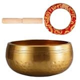 Tibetan Singing Bowls Singing Bowl Set Meditation Sound Yoga Chanting Unique Spiritual For Women And Men(Color 2)