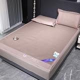 FCHZJCZYT Natural Bamboo Summer Sleeping Mat, Foldable Double Sided Bamboo Mat for Bed Cool and Breathable, Bedroom Essential for Summer Sleeping