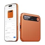 BOYA Notra AI Voice Recorder, 64GB Digital Recorder with Transcription, Noise Reduction for Meetings, Calls & Lectures, Orange