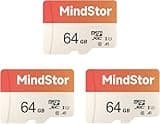 Micro SDHC 32GB Memory Card, MindStor 90MB/s Read Speed TF Card with Adapter, U1, A1 Rated, HD Video Support, Waterproof, for Security Camera, Dash cam, 3 Pack