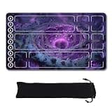 Riftbound TCG Playmat with Zones Unofficial, Original Design Play mat 24x14 Inchnon Free Storage Bag (25102898,Zone)