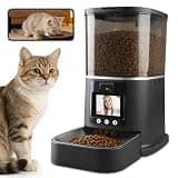 NUANTU Automatic Cat Feeder with Camera Two-Way Video/Autio 5G WiFi, 5L