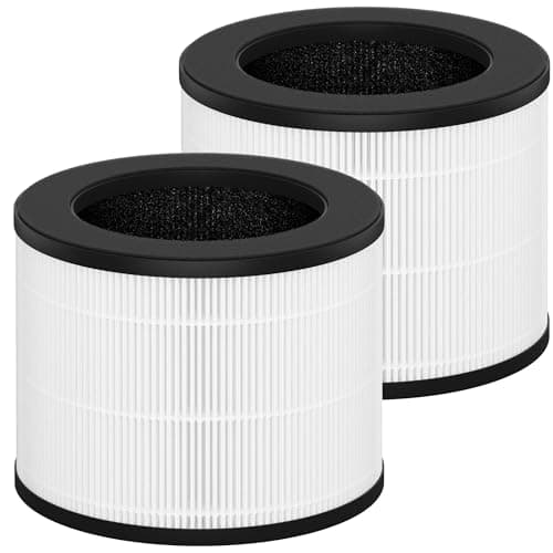 FCFMY Airmega 100 Replacement Filter Set Compatible with Coway Airmega 100 Air Cleaner Purifier, 3-in-1 Filter of Pre-Filter, Main Filters and Deodorization Filter, 2 Packs