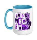 Purple You Thought That I Was Finished? Purple Graphic Ceramic Mug, Blue/White, 15oz