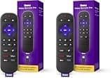 Roku Voice Remote Pro (2nd Ed.) | Rechargeable TV Remote Control with Hands-free Voice Controls, Backlit Buttons, & Lost Remote Finder - Replacement Remote Compatible with All Roku TV, Players & Audio