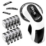 Zodzi Embossing Label Maker, Manual Embossed Label Maker Machine for Junk Journal Kit & Scrapbook Supplies,Old School Embosser with 10 Rolls 9mm 3D Labeler Waterproof Tapes