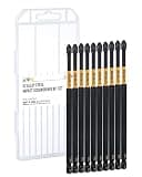 TGFTGF 10-Piece #2 Phillips Bits, 6 Inch S2 Alloy Steel Phillips Impact Driver Bits, Magnetic CNC Machined Tips PH2 Bits, Long-Lasting Torque Transfer Driver Bit Set With Storage Box, Automotive Home