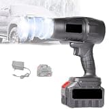 Handheld Storm Machine,Rechargeable Lithium Battery Storm Machine,Cordless Electric Snow Blower,Press to Variable Speed,for Snow Blowing,Lawn Care,Patio