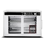 Air Fryer French Door Toaster Oven - 9 Slice Capacity, 12 Presets, White- Adjustable Temperature Range From 90°F To 450°F, Six Adjustable Rack Positions For Flexible Cooking
