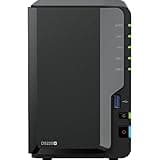 DiscTech DS225+ 2-Bay NAS Server Combo with Enterprise HDD Storage, 2GB DDR4 RAM, 2.5GbE LAN, USB 3.2 (48TB) 2x24TB
