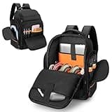 Trunab DJ Cable Backpack with 3 Detachable Dividers and Laptop Compartment, DJ Cable Bag for Microphones, Sound Equipment and Music Instrument