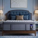 King Mattress 16 Inch, Hotel Luxury Hybrid King Size Mattress in A Box, Extra Enhanced Support, Relieve Back & Waist Pain, Cooling Sleep, Fiberglass-Free, CertiPUR-US, 365-Night Trial, Medium Firm