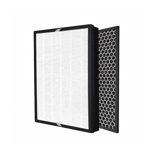 Replacement Air Purifier H13 Carbon Filter Kit,(Compatible For Sharp FP-J60 FP-J80 FP-J60E FP-J80E FP-J60M FP-J80M FZ-J80HFE FZ-J80DFE )
