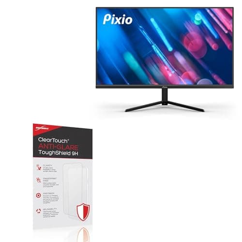 BoxWave Screen Protector Compatible With Pixio PX248 Prime - ClearTouch Anti-Glare ToughShield 9H (2-Pack), Anti-Glare 9H Tough Flexible Film Screen Protector