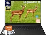 LG Gram Pro 16 Laptop 2026, Intel Core Ultra 7 355 Processor, 32GB RAM, 1TB SSD, WQXGA (2560 x 1600) Touchscreen, Thin and Lightweight Dual AI Copilot+ PC, Up to 28.5 Hours, Wi-Fi 7, Windows 11 Pro