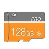 128GB Memory Card,Micro Memory Card with Adapter Class 10 High Speed for Camera,Smartphone,Tablet