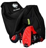WardWolf Snow Blower Cover 1200D,Fits Single-Stage or Two Stage,Black