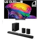 LG 77-Inch Class OLED evo C6 4K Smart TV (OLED77C6HUP, 2026) Bundle S95TR 9.1.5-Ch Soundbar, Dolby Atmos, Dolby Vision, Wow Orchestra, WOWCAST, Rear Speakers, Wireless Subwoofer