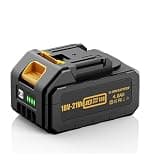 qimedo 4000mah Battery for V1/V2 Battery Cordless Vacuum,Replacement Battery Cordless Vacuum Cleaner