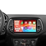 10.2-inch Android 15 Car Stereo Radio for Jeep Compass 2017-2020