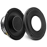 DS18 PRO-HY6.4MSL 6.5" Shallow Hybrid Mid-Range Car Audio Loudspeaker with Built-in Driver and Grill Included 300W Max 150W RMS 4 Ohms (1 Speaker)