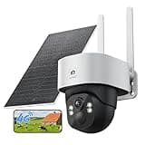 Aurumbach 4G LTE Cellular Solar Security Camera Wireless Outdoor, No WiFi Solar Powered Cameras, 4MP PTZ 360° View, Motion Tracking, Color Night Vision, AI Detection, Built-in eSIM