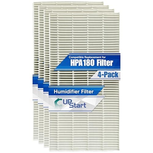 4-Pack HRF-R1 Filter R Kit for Honeywell HPA180B Replacement Filter - Compatible with Honeywell HPA180 Filters Set HEPA Air Purifier Model HPA 180B HPA-180 with Honeycomb Carbon Filters