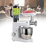 Multifunctional Kitchen Appliance,Dough Blender Stand Mixer,Juicer Blender Mixer,Max Power 1500W Blender for Home Use,Load Sensing Design, Constant Speed,Easy to Use & Sweep (White)