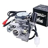 Glixal ATMT1-0741 GY6 125cc 150cc 26mm Big Bore Carburetor with Electric Choke for 157QMJ 152QMI Engine Scooter ATV Go-Kart Moped