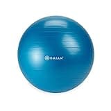 Gaiam Kids Balance Ball Exercise Stability Yoga Ball, Blue, 45cm