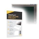 BoxWave Screen Protector Compatible With Allen Bradley 6186 17" - ClearTouch Anti-Glare Privacy (2-Pack), Privacy Screen Protector Flexible Film Anti-Glare