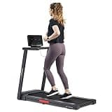 Sunny Health & Fitness Interactive Slim Folding Treadmill with Advanced Brushless Technology, Enhanced Stabilization & Exclusive SunnyFit® App Enhanced Bluetooth Connectivity - SF-T722021