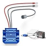 Starlink Mini 12V Adapter DC Step Up Converter 12V to 30V 3.5A Smart Boost Starlink Mini Power Supply Cable Battery Pack Blue for RV Accessories 9-28V Input with Waterproof DC Port No Voltage Drop