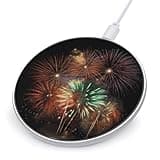 Splendid Fireworks Wireless Charger Magnetic Phone Induction Charger 10w Fast Wireless Charging Station Compatible with iPhone 17 16 15 14 13 12 Pro Max Samsung Galaxy S25 S24 S23