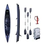 Professional-Grade Inflatable Triple Kayak