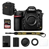 Nikon D850 DSLR Camera, Bundle with 64GB Memory Card | Multi-Device Shoulder Bag | Screen Protector | Nikon 1-Year Warranty
