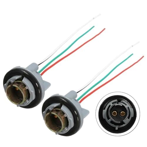 2Pcs 1157 15D Light Base holder S25 P21/5W 1157 Bulb Socket Lines For Brake Parking light Car Accessories
