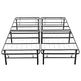 Hercules Folding Metal Bed Frame, 14" Platform Mattress Foundation, No Box Spring Needed, Queen