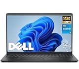 Dell 15 DC15250 15.6" FHD Touchscreen Laptop – Intel Core i5-1334U, 16GB RAM, 512GB SSD, Intel UHD Graphics, Wi-Fi 6, HDMI, USB-C, SD Card Reader, Windows 11 Home/Pro – Carbon Black