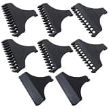 Hair Clipper Limit Comb Set 1mm 2mm 3mm Guide Attachments with Cover for Vintage T9 Height 31mm 32mm T Style Blade Electric Trimmer Cordless Shaver Edger for Men Professional Barber Use, 2 Sets/8pcs
