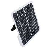 Haofy 20W Wall Solar Panel, Monocrystalline Solar Charger with Adjustable Bracket, IP68 Outdoor for Security Camera Emergency Light Wildlife Feeder