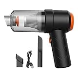 Handheld Car Vacuum - High Power Detachable Non-Slip Cleaning, Cordless Detailing Vacuum Machine for Vehicle Interior Upholstery Seat Home Office Pet Carpet Desk Furniture Computer